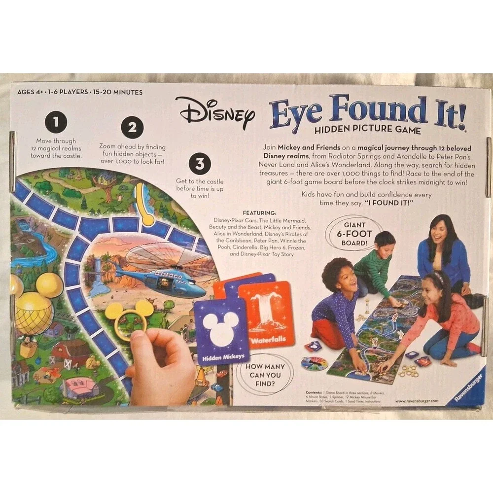 Ravensburger Disney Eye Found It! Hidden Picture Game 6-Foot Board Multi-Color